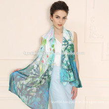 Fashion Hot Sell Stylish Women Long Soft Silk Chiffon Scarf Wrap Shawl Scarves